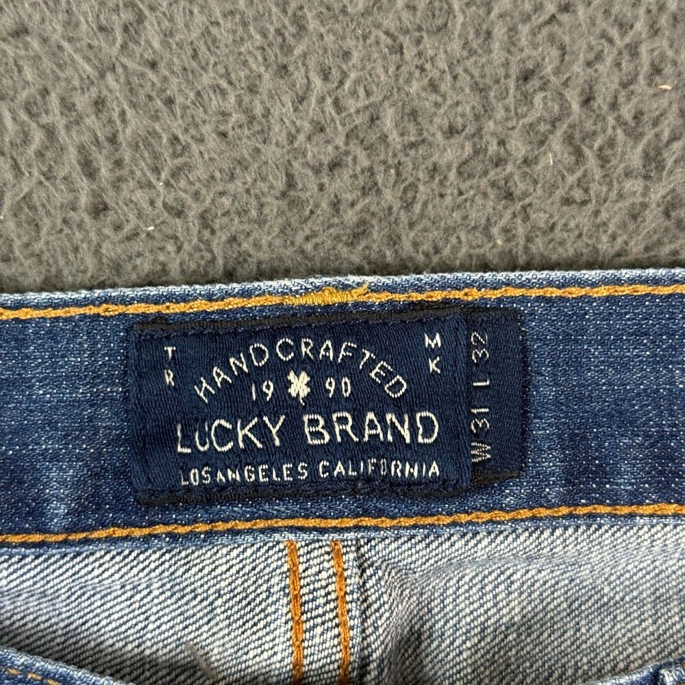 Lucky Brand Jeans Mens 31x32 Blue 363 Vintage Straight Fit Dark Wash Denim Pants - Picture 3 of 15